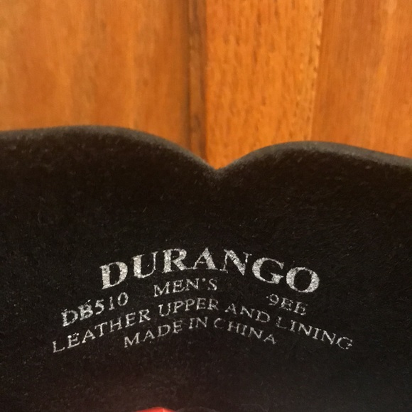 ✨SOLD✨DURANGO MENS LEATHER BOOTS - Picture 6 of 7